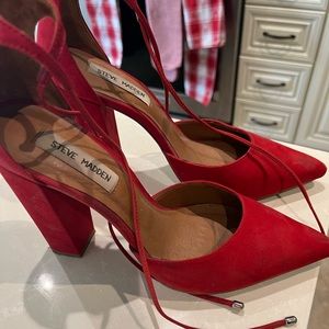 Red Steve Madden Heels
